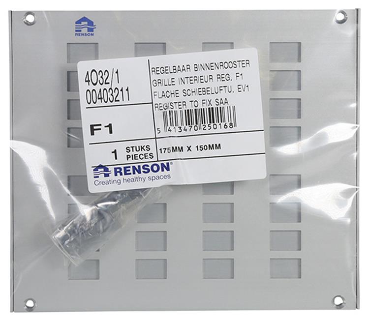 Load image into Gallery viewer, Renson 1006624 - roos.4032 1 f1 175x150mm | 2 stuks
