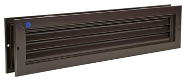 Renson 1006608 - deurrooster. 461 ral 8019 425x76mm | 2 stuks