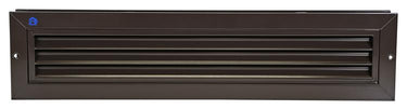Renson 1006608 - deurrooster. 461 ral 8019 425x76mm | 2 stuks