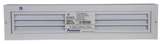 Renson 1006753 - deurrooster 461 ral9010 425x76mm | 2 stuks