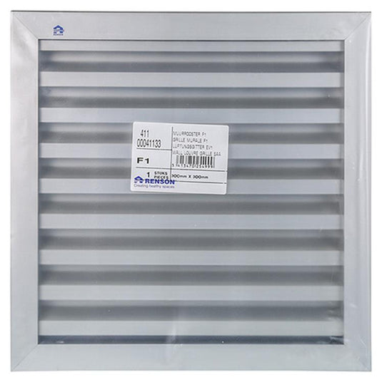 Renson 1013928 - muurrooster 411 f1 300x300mm | 2 stuks