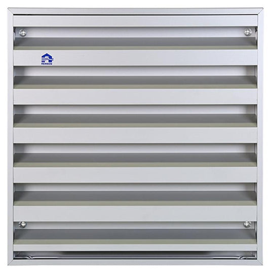 Renson 1013929 - opbouwmuurrooster alu natuur 431 225x225mm | 2 stuks