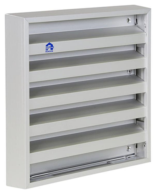 Renson 1013925 - opbouw muurrooster alu natuur 431 165x165mm | 2 stuks