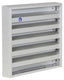 Renson 1013925 - opbouw muurrooster alu natuur 431 165x165mm | 2 stuks