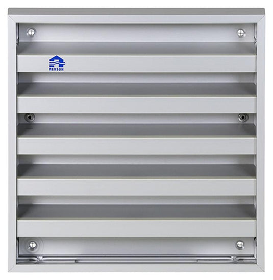 Renson 1013925 - opbouw muurrooster alu natuur 431 165x165mm | 2 stuks