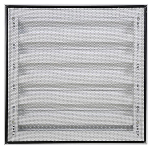 Renson 1014554 - opbouw muurrooster alu wit 431 225x225mm | 2 stuks