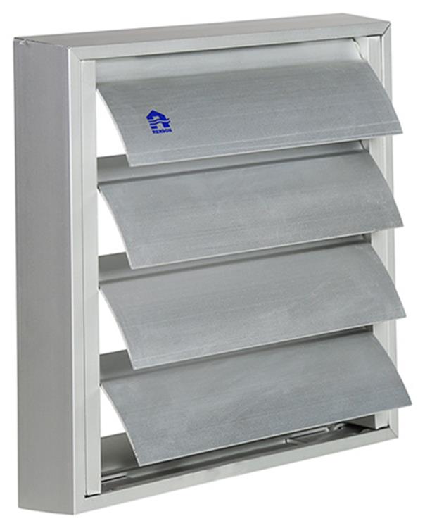Afbeelding laden in galerijviewer, Renson 1013526 - lamellenrooster alu natuur 433 173x173mm | 2 stuks
