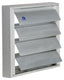 Renson 1013526 - lamellenrooster alu natuur 433 173x173mm | 2 stuks