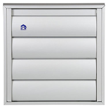 Renson 1013526 - lamellenrooster alu natuur 433 173x173mm | 2 stuks