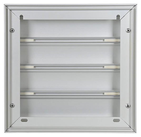 Renson 1013526 - lamellenrooster alu natuur 433 173x173mm | 2 stuks