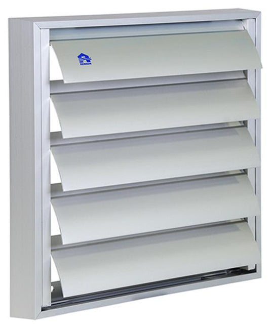 Renson 1013924 - lamellenrooster alu natuur 433 210x210mm | 2 stuks
