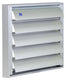 Renson 1013924 - lamellenrooster alu natuur 433 210x210mm | 2 stuks