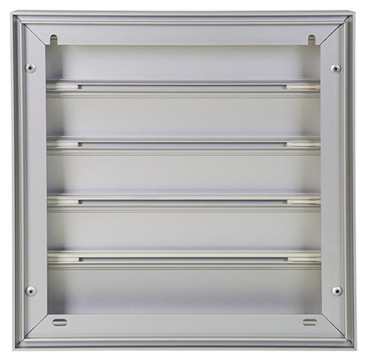 Renson 1013924 - lamellenrooster alu natuur 433 210x210mm | 2 stuks