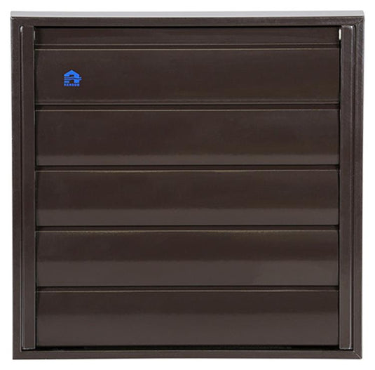 Renson 1014555 - lamellenrooster alu bruin 433 210x210mm | 2 stuks