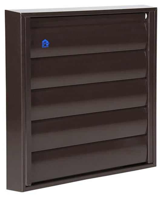 Renson 1014555 - lamellenrooster alu bruin 433 210x210mm | 2 stuks