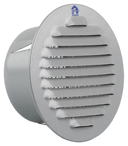 Renson 1008240 - schoepenrooster rond inb. 435 r alu ral 9006 ø 80 | 12 stuks
