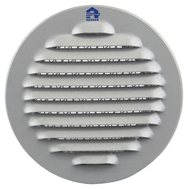 Renson 1008240 - schoepenrooster rond inb. 435 r alu ral 9006 ø 80 | 12 stuks