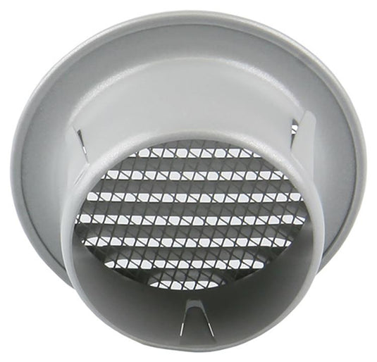 Renson 1008240 - schoepenrooster rond inb. 435 r alu ral 9006 ø 80 | 12 stuks