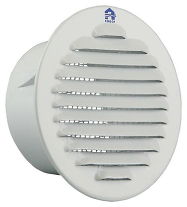 Renson 1008241 - schoepenrooster rond inb. 435 r alu ral 9010 ø 80 | 12 stuks