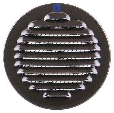 Renson 1008242 - schoepenrooster rond inb. 435 r alu ral 8019 ø 80 | 12 stuks