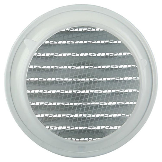 Renson 1008244 - ronde schoepenrooster inb. 435 r ral 9010 ø 100 | 8 stuks