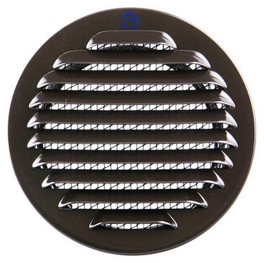 Renson 1008245 - ronde schoepenrooster inb. 435 r ral 8019 ø 100 | 8 stuks