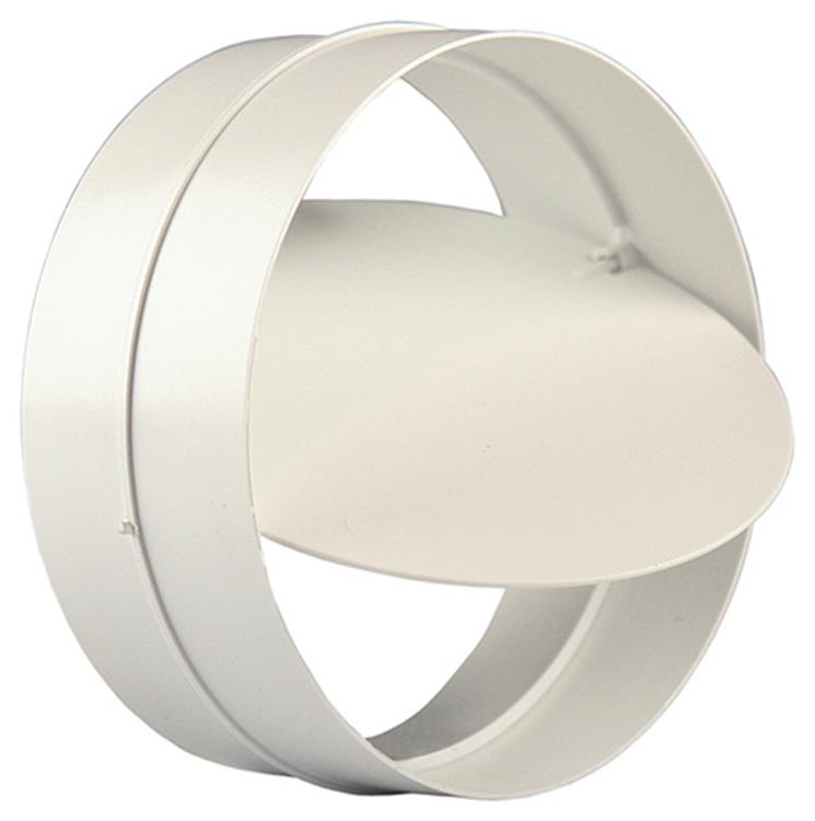 Load image into Gallery viewer, Renson 1008569 - pvc verbindingsstuk + terugslag klep 7007 ø. 150mm - wit | 2 stuks
