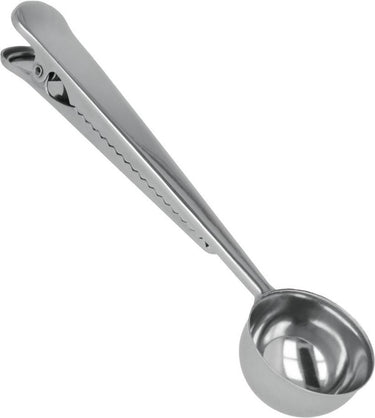 Metaltex koffiemaatschepje zakkensluiter
