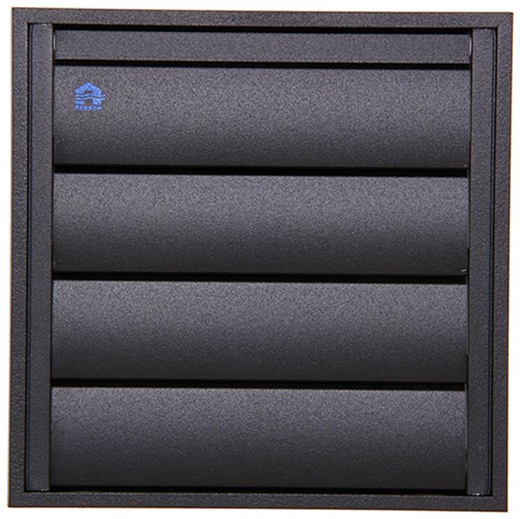 Afbeelding laden in galerijviewer, Renson 1057984 - dampkaprooster 433 (173x173) ral 9005 zwart | 2 stuks
