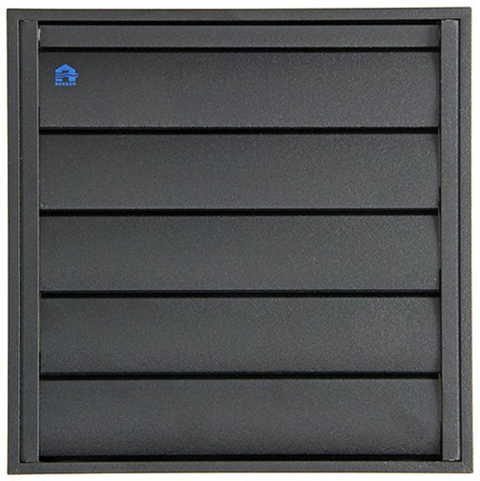 Renson 1057985 - dampkaprooster 433 (210x210) ral 9005 zwart | 2 stuks