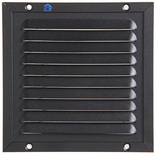 Renson 1057986 - opbouw schoepenr kader gaas 437 (150x150) ral 9005 zwart | 2 stuks