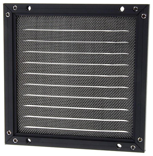 Renson 1057986 - opbouw schoepenr kader gaas 437 (150x150) ral 9005 zwart | 2 stuks