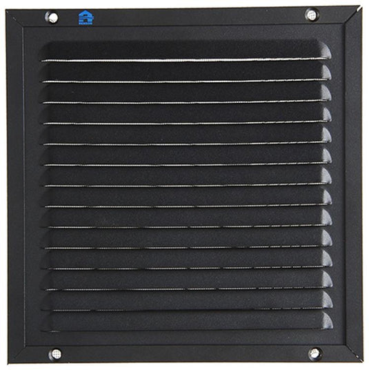 Renson 1057987 - opbouw schoepenr kader gaas 437 (200x200) ral 9005 zwart | 2 stuks
