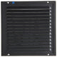 Renson 1057987 - opbouw schoepenr kader gaas 437 (200x200) ral 9005 zwart | 2 stuks
