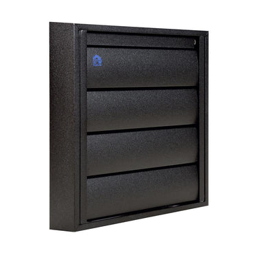 Renson 1057998 - dampkaprooster 433 (173x173) ral 9005 zwart | 2 stuks