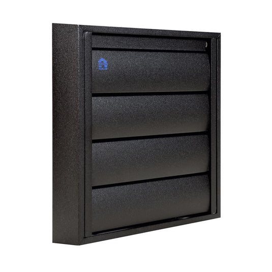 Renson 1057998 - dampkaprooster 433 (173x173) ral 9005 zwart | 2 stuks