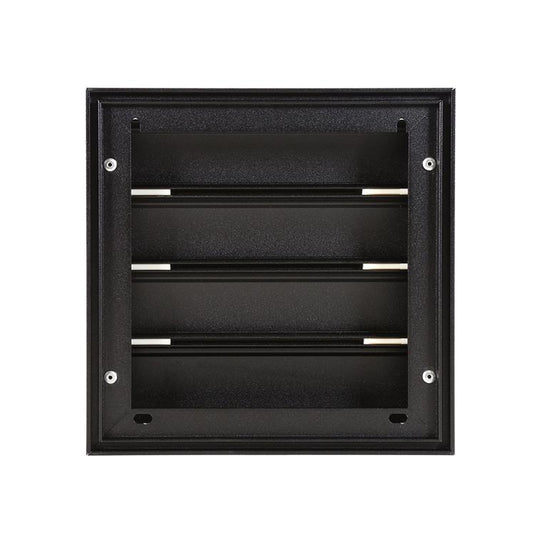 Renson 1057998 - dampkaprooster 433 (173x173) ral 9005 zwart | 2 stuks