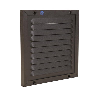 Renson 1058002 - opbouw schoepenr kader gaas 437 (150x150) ral 9005 zwart | 2 stuks