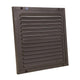Renson 1058003 - opbouw schoepenr kader gaas 437 (200x200) ral 9005 zwart | 2 stuks