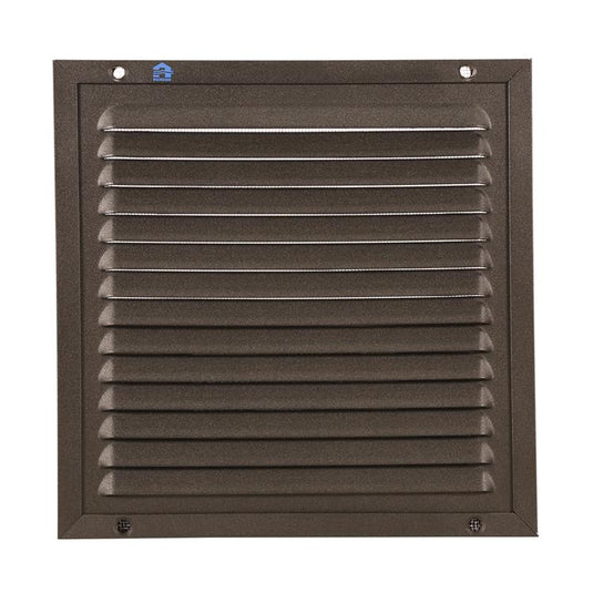 Renson 1058003 - opbouw schoepenr kader gaas 437 (200x200) ral 9005 zwart | 2 stuks