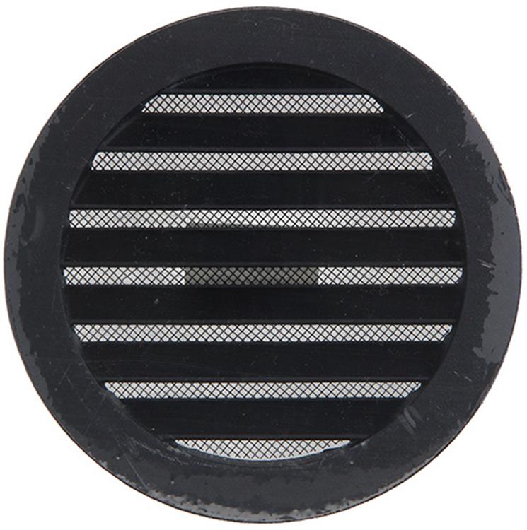Load image into Gallery viewer, Renson 1057994 - inbouw rond schoepenr met gaas434r dia 125 ral 9005 zwart | 10 stuks
