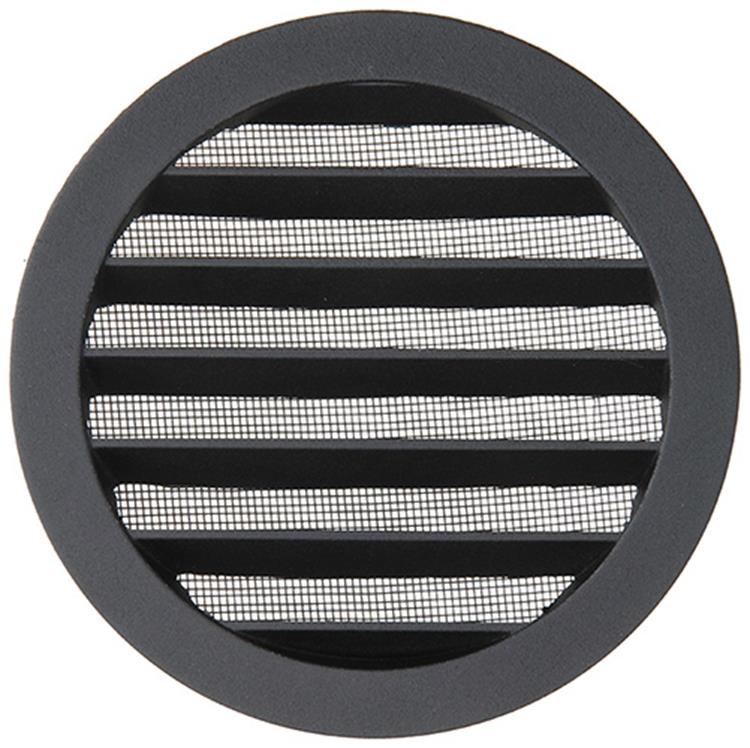 Load image into Gallery viewer, Renson 1057995 - inbouw rond schoepenr met gaas434r dia 150 ral 9005 zwart | 10 stuks
