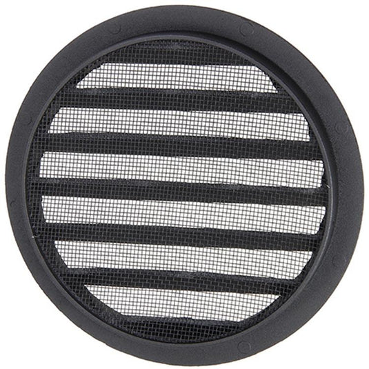 Renson 1057995 - inbouw rond schoepenr met gaas434r dia 150 ral 9005 zwart | 10 stuks