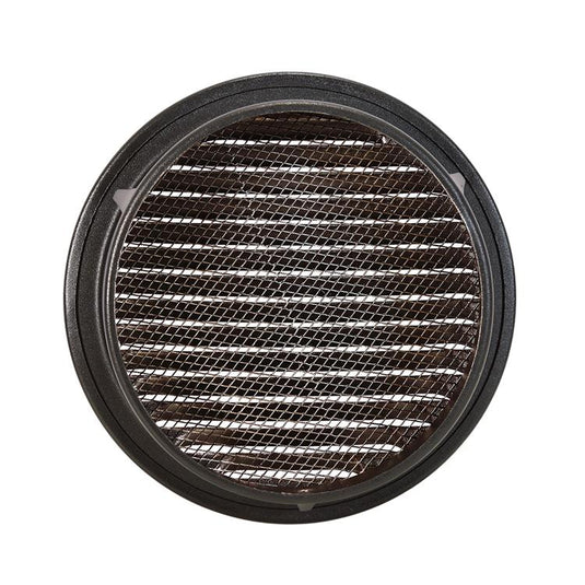 Renson 1057997 - inbouw rond schoepenr met gaas435r dia 150 ral 9005 zwart | 5 stuks