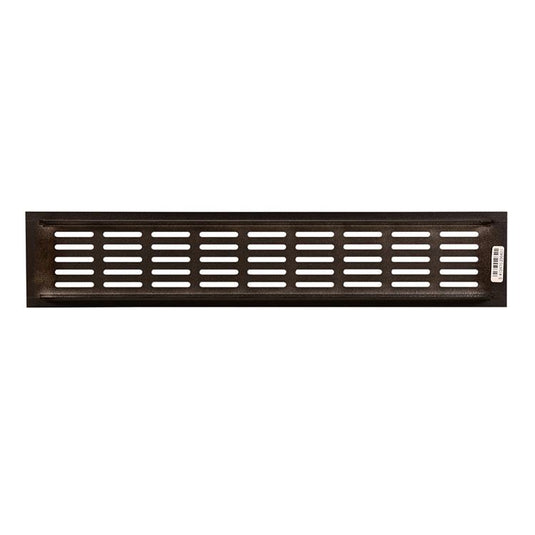 Renson 1059706 - ventilatiestrip 381 80 (400mm)ral 9005 structuur zwart | 2 stuks