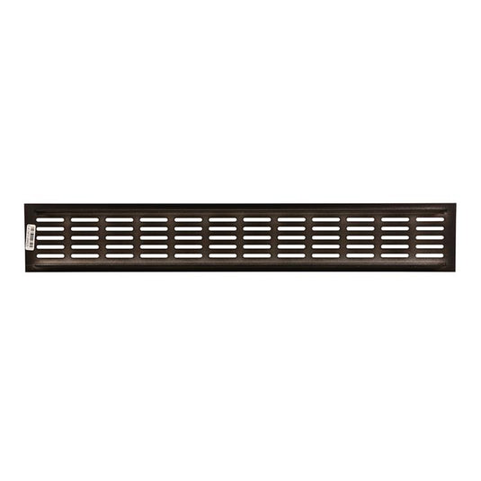 Renson 1059707 - ventilatiestrip 381 80 (500mm)ral 9005 structuur zwart | 2 stuks