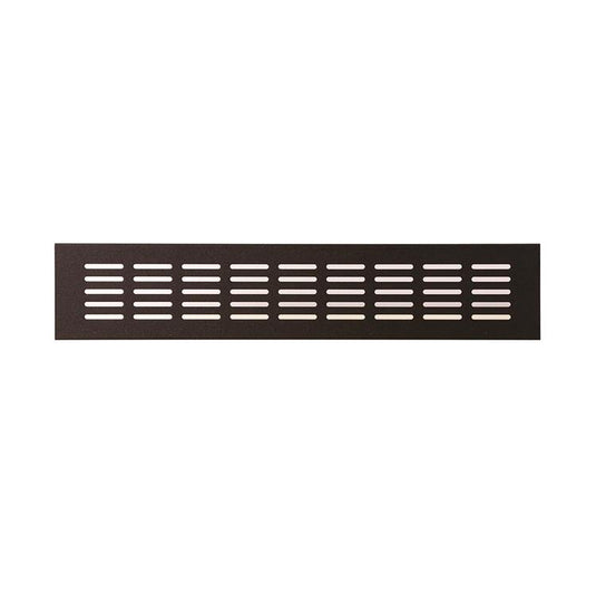 Renson 1059704 - ventilatiestrip 381 80 (400mm)ral 9005 structuur zwart | 4 stuks