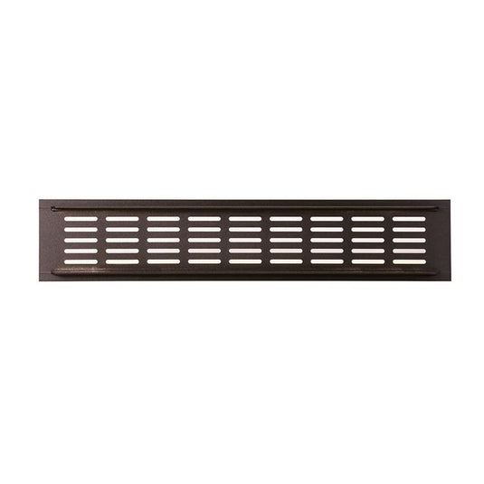 Renson 1059704 - ventilatiestrip 381 80 (400mm)ral 9005 structuur zwart | 4 stuks