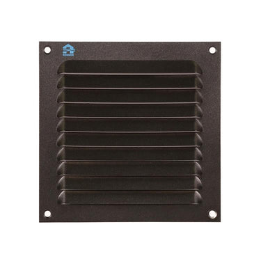 Renson 1061637 - opbouw schoepenrooster 436 150x150 ral 9005 zwart | 10 stuks