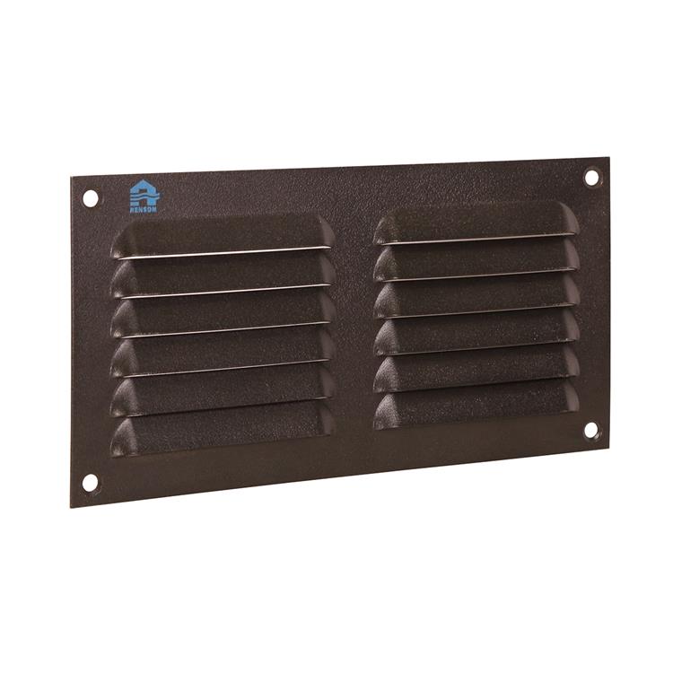 Load image into Gallery viewer, Renson 1061638 - opbouw schoepenrooster 436 200x100 ral 9005 zwart | 10 stuks
